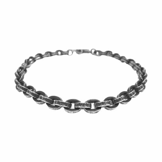 CHROME HEARTS クロムハーツ（原本有） PAPER CHAIN PPR CHN 8 ペーパーチェーン ブレスレット 8inch 8インチ シルバー系【中古】