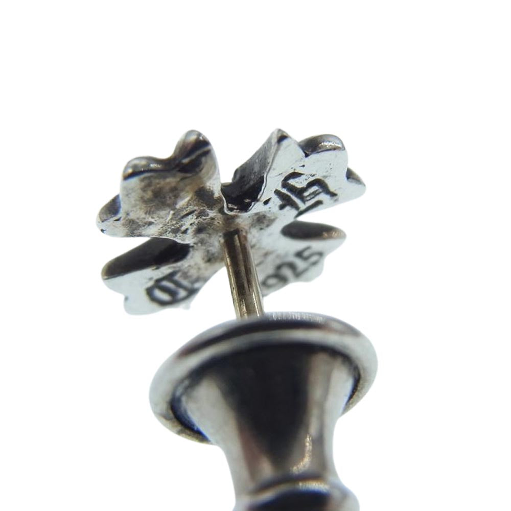 CHROME HEARTS クロムハーツ（原本無） No2 CH PLS CHプラス スタッド ピアス 1ダイヤ シルバー系【中古】