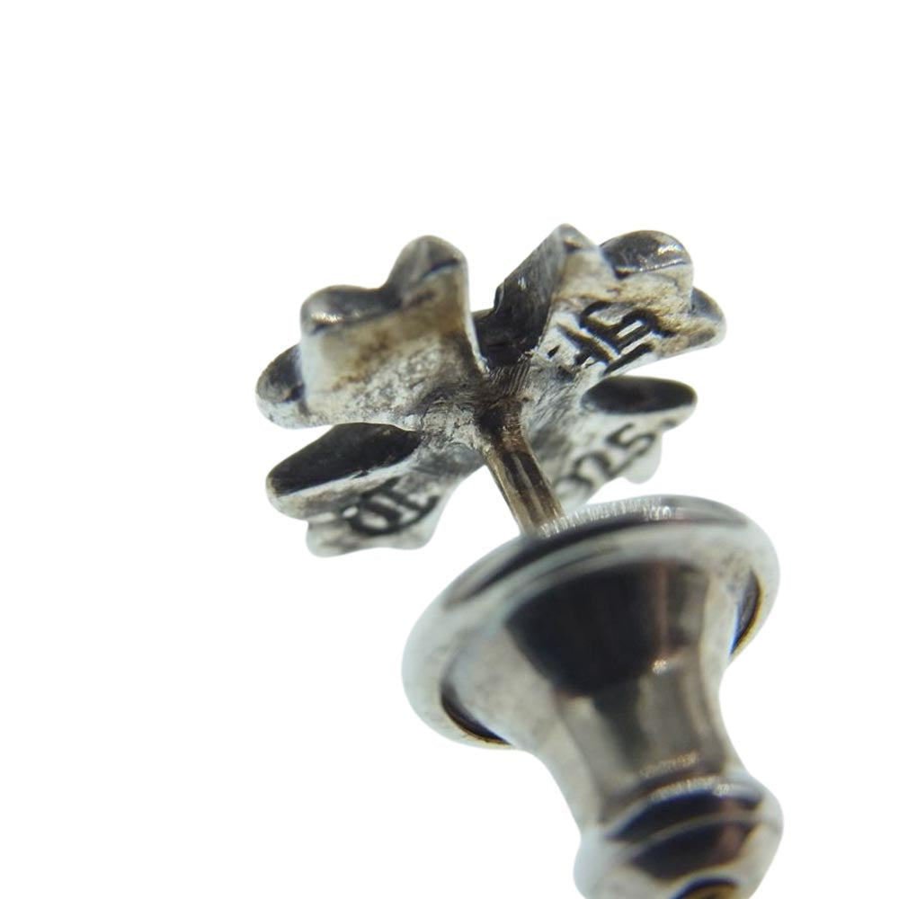 CHROME HEARTS クロムハーツ（原本無） No2 CH PLS CHプラス スタッド ピアス 1ダイヤ シルバー系【中古】