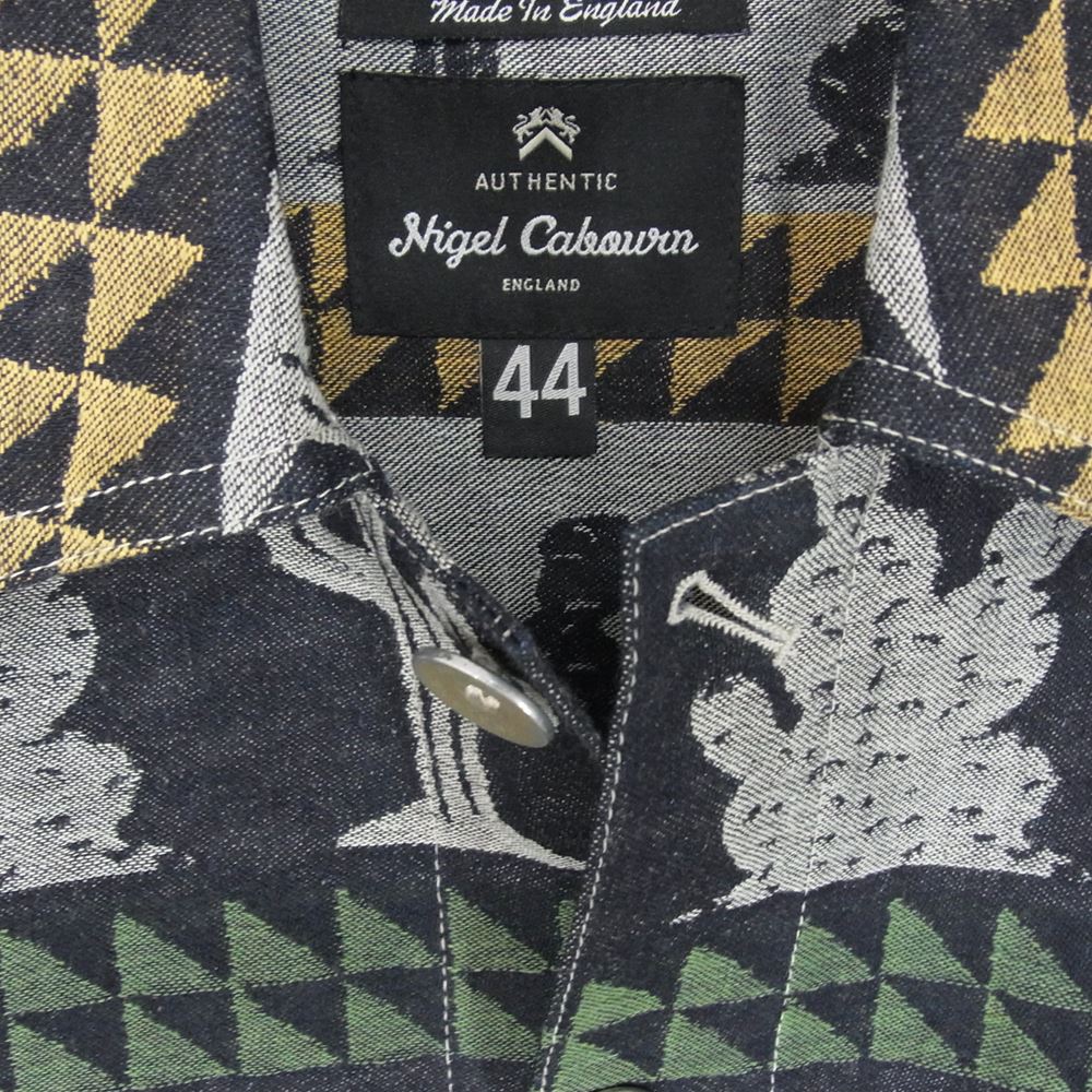 Nigel Cabourn ナイジェルケーボン Short Cactus Work Jacket ショート カクタス ワーク ジャケット 44【極上美品】【中古】