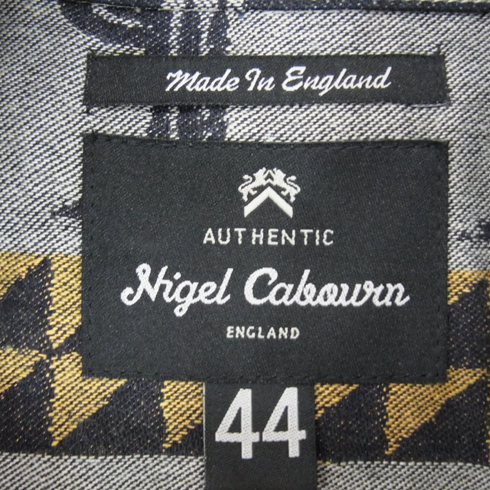 Nigel Cabourn ナイジェルケーボン Short Cactus Work Jacket ショート カクタス ワーク ジャケット 44【極上美品】【中古】
