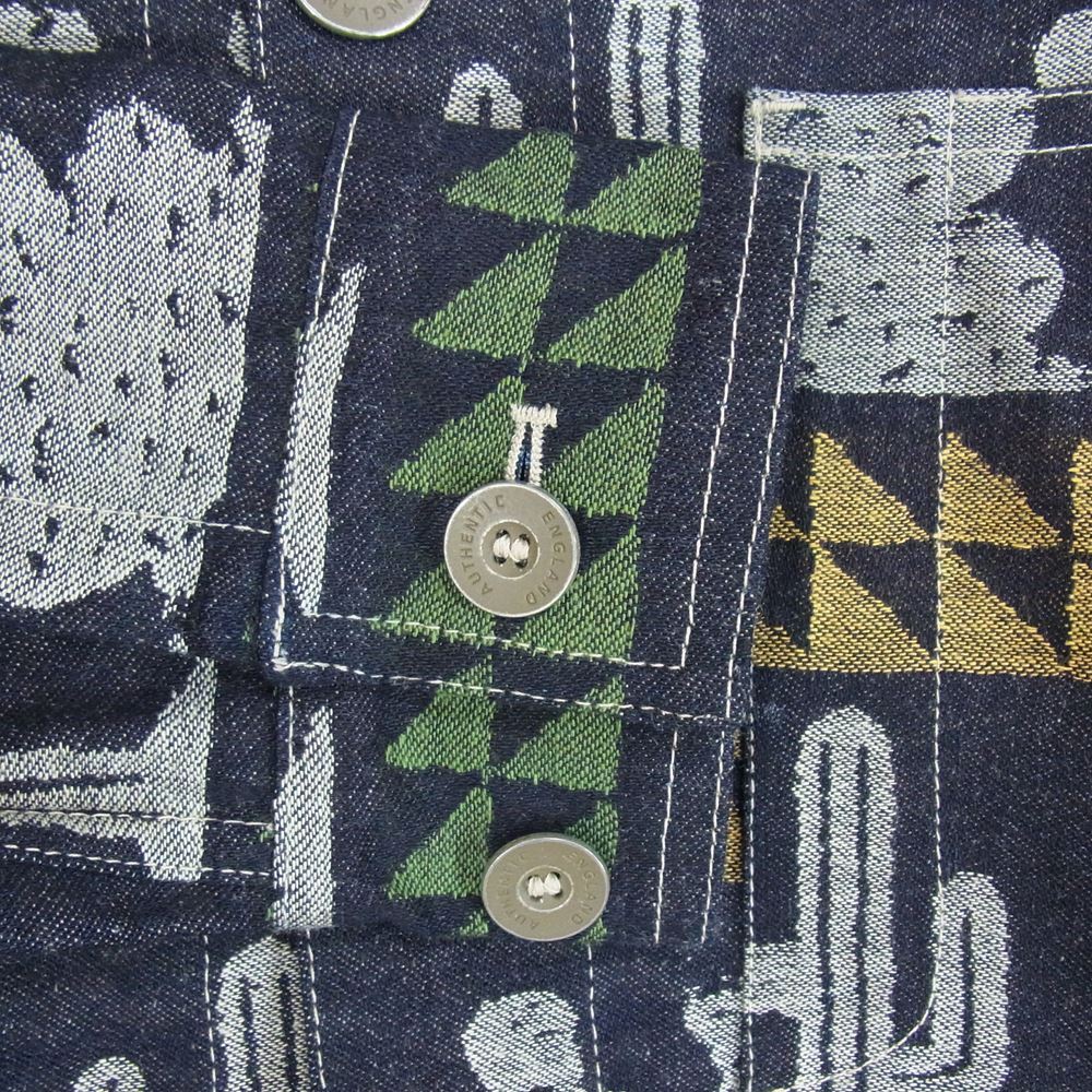 Nigel Cabourn ナイジェルケーボン Short Cactus Work Jacket ショート カクタス ワーク ジャケット 44【極上美品】【中古】