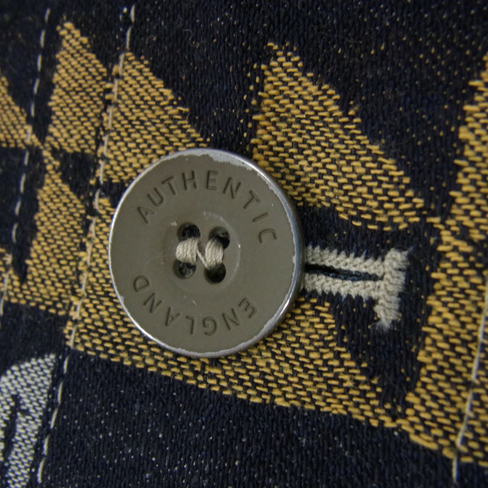 Nigel Cabourn ナイジェルケーボン Short Cactus Work Jacket ショート カクタス ワーク ジャケット 44【極上美品】【中古】