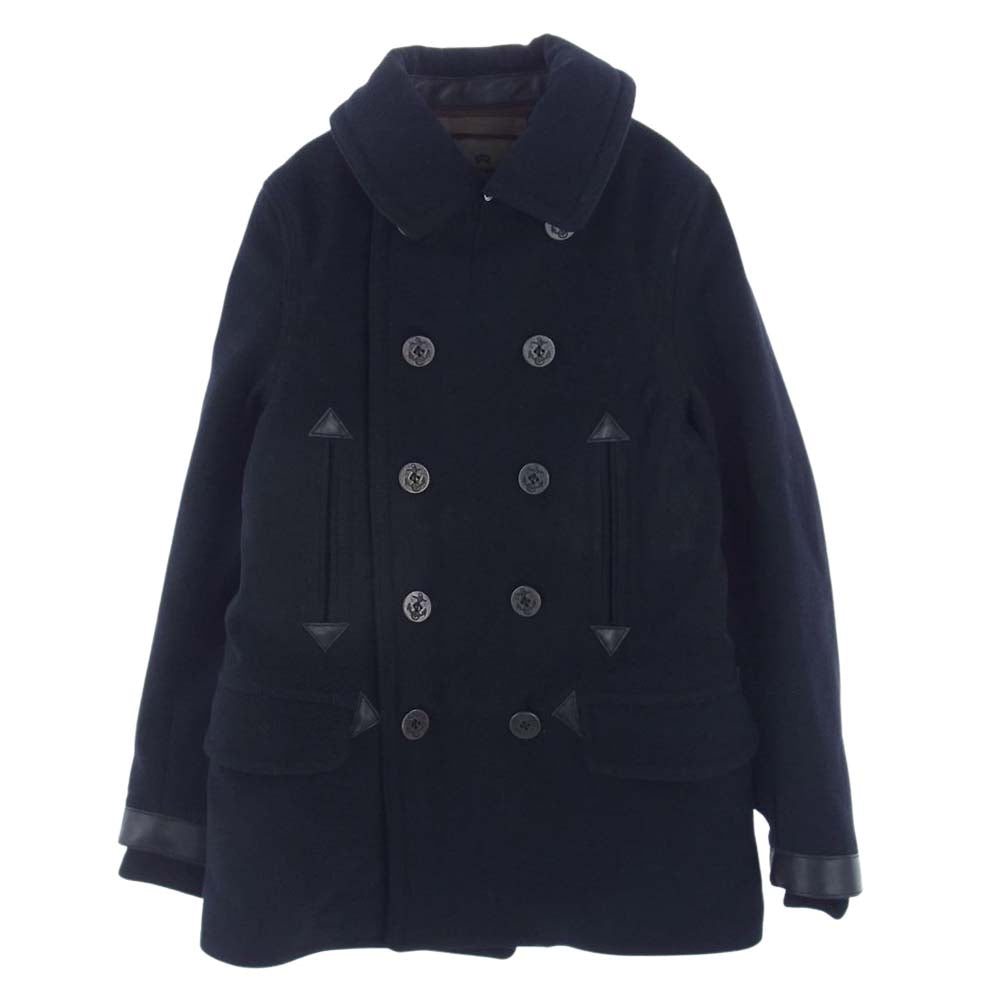 Nigel Cabourn ナイジェルケーボン 22AW 8045-00-00050 40'S U.S. NAVY PEA COAT ネイビー ピー コート ネイビー系 46【美品】【中古】