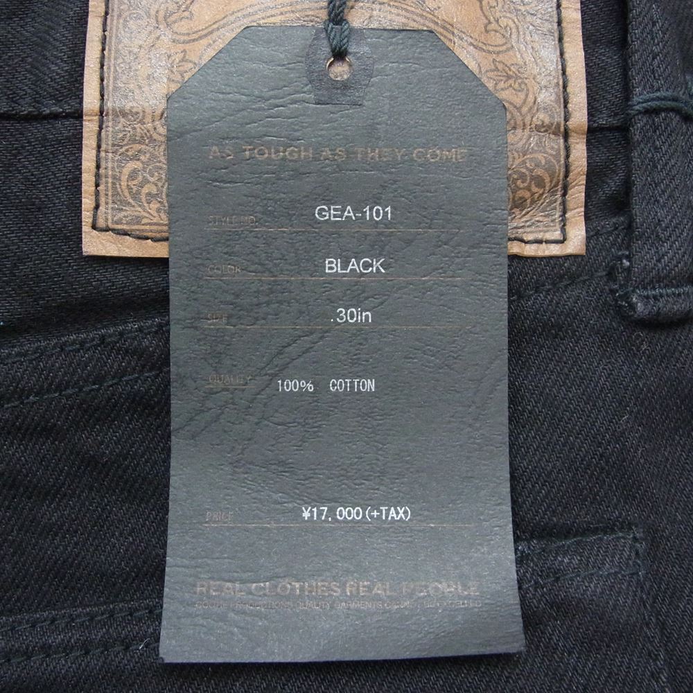 COOTIE クーティー GEA-101 5 POCKET DENIM ブラック デニム パンツ ブラック系 30【新古品】【未使用】【中古】