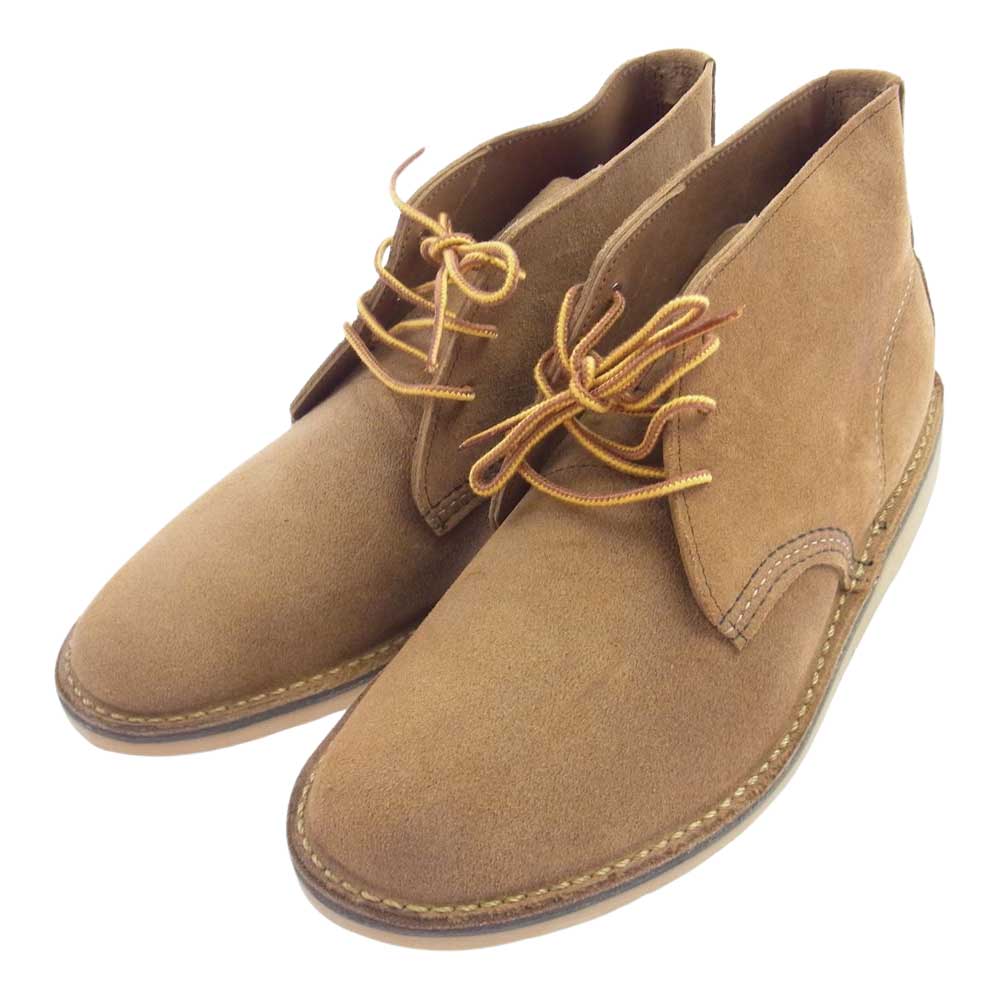 RED WING レッドウィング 3321 WEEKENDER CHUKKA ウィークエンダー チャッカ ブーツ ブラウン系 26cm【中古】