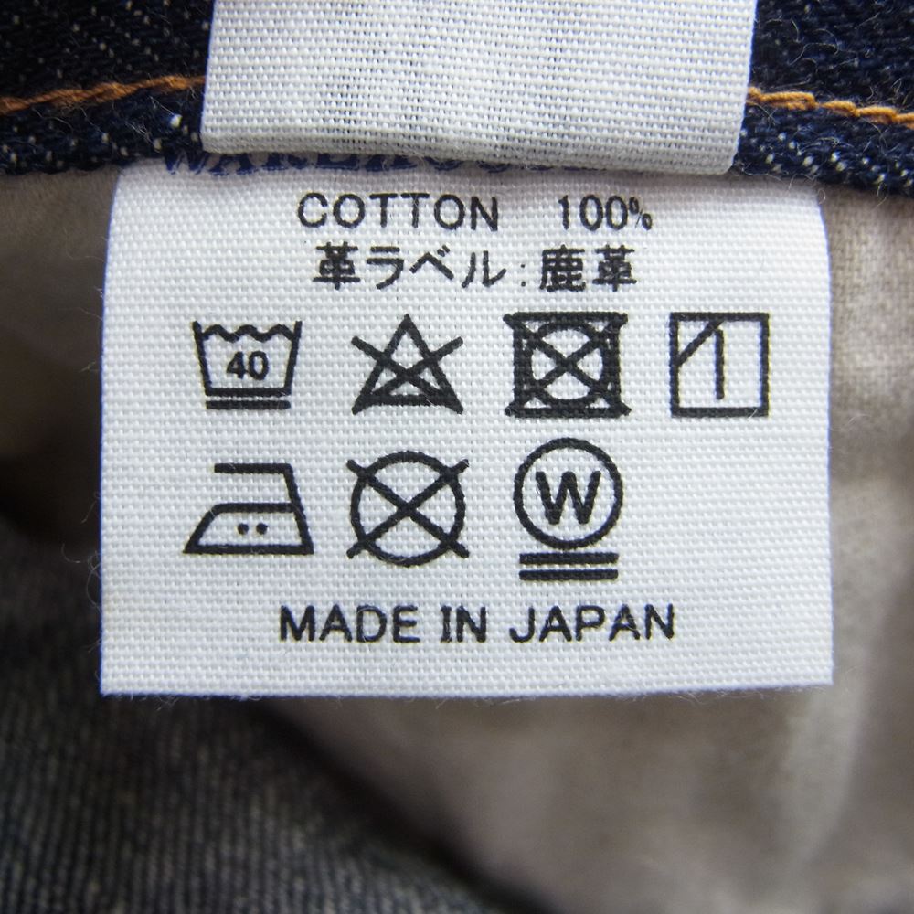 WAREHOUSE ウエアハウス Lot 1004XX (1000XX)  DEAD STOCK BLUE 1936 MODEL デニム パンツ インディゴブルー系 31【美品】【中古】