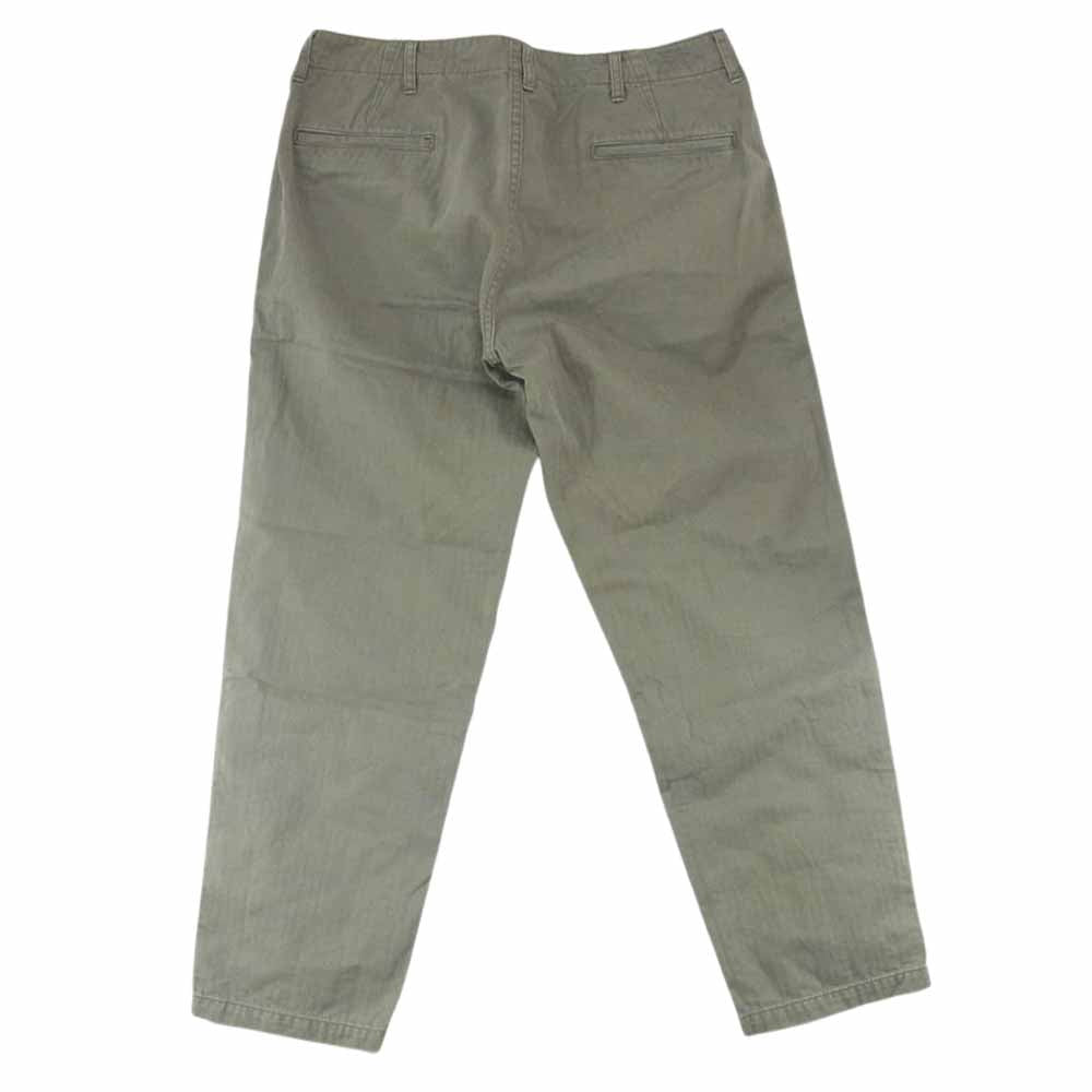 STANDARD CALIFORNIA スタンダードカリフォルニア Herringbone Pants WT ヘリンボーン ミリタリー パンツ オリーブ  カーキ系 32【極上美品】【中古】