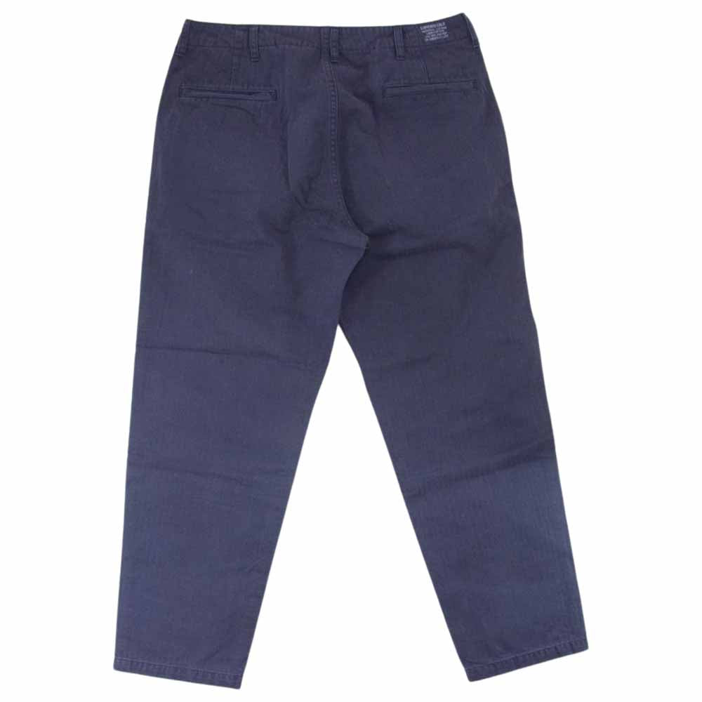 STANDARD CALIFORNIA スタンダードカリフォルニア Herringbone Pants WT ヘリンボーン ミリタリー パンツ ネイビー系 32【極上美品】【中古】
