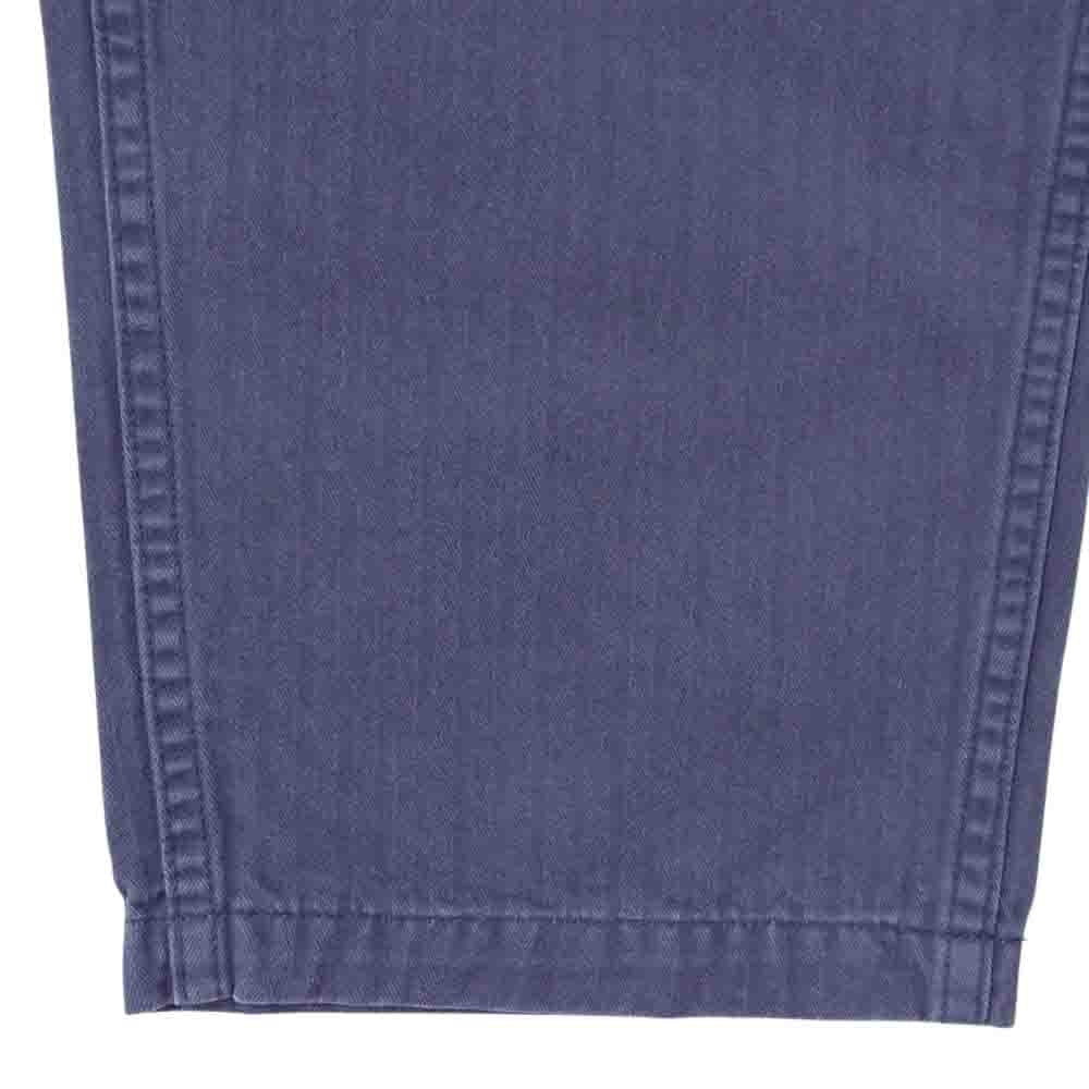 STANDARD CALIFORNIA スタンダードカリフォルニア Herringbone Pants WT ヘリンボーン ミリタリー パンツ ネイビー系 32【極上美品】【中古】