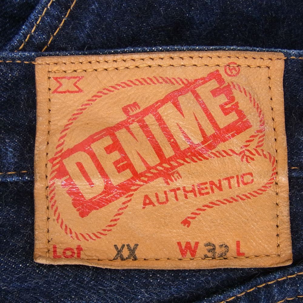 Denime ドゥニーム Lot XX ボタンフライ ストレート デニム パンツ インディゴブルー系 32【中古】