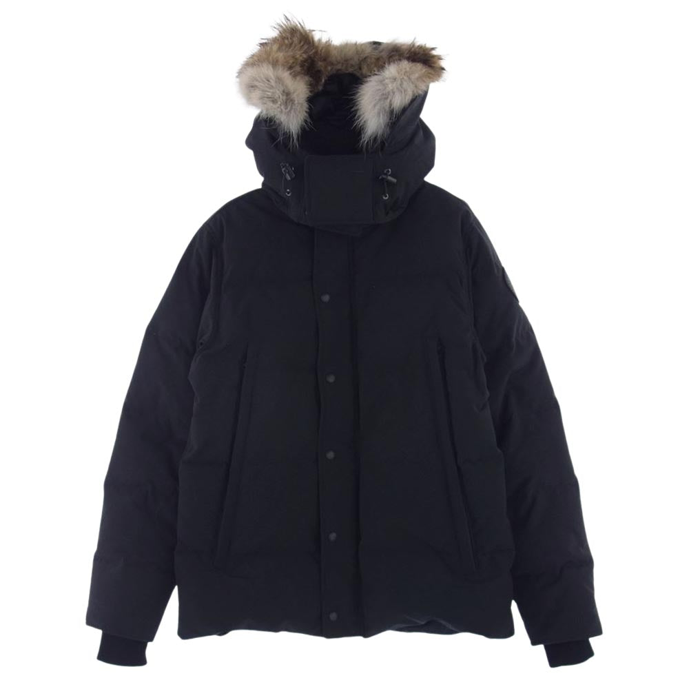 CANADA GOOSE カナダグース 3808MB 国内正規品 サザビーリーグ Wyndham Parka Black Label ウィンダムパーカ ブラックレーベル ダウン ジャケット ブラック系 M【中古】