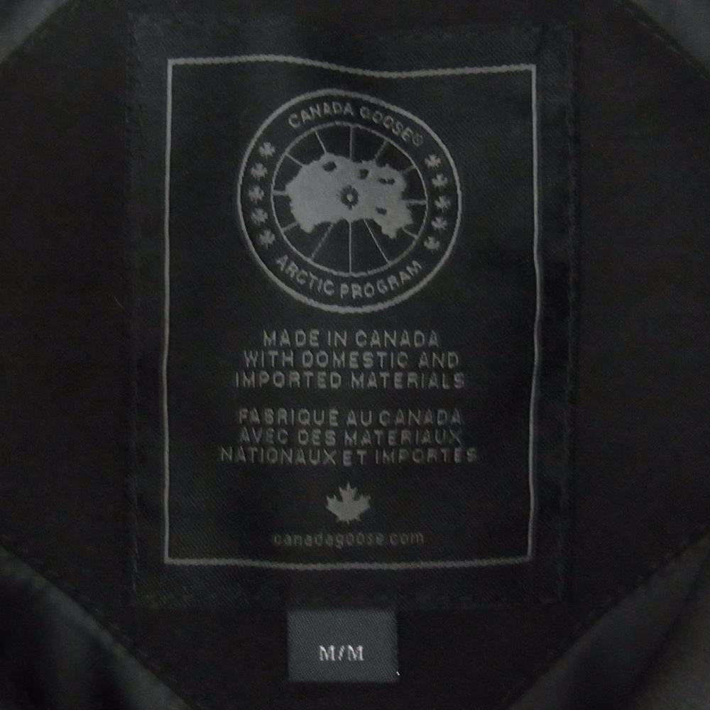 CANADA GOOSE カナダグース 3808MB 国内正規品 サザビーリーグ Wyndham Parka Black Label ウィンダムパーカ ブラックレーベル ダウン ジャケット ブラック系 M【中古】