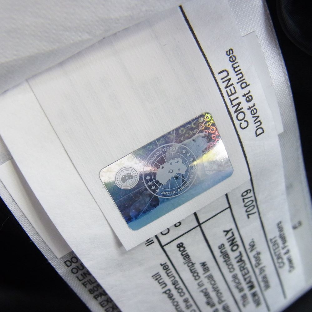 CANADA GOOSE カナダグース 3808MB 国内正規品 サザビーリーグ Wyndham Parka Black Label ウィンダムパーカ ブラックレーベル ダウン ジャケット ブラック系 M【中古】