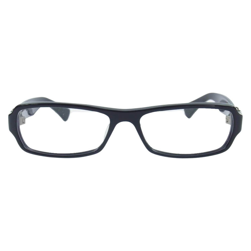 CHROME HEARTS クロムハーツ（原本無） GITTIN ANY?-Ⅱ BSフレア 眼鏡 メガネ アイウェア 度入り ブラック系 56□16-136【中古】
