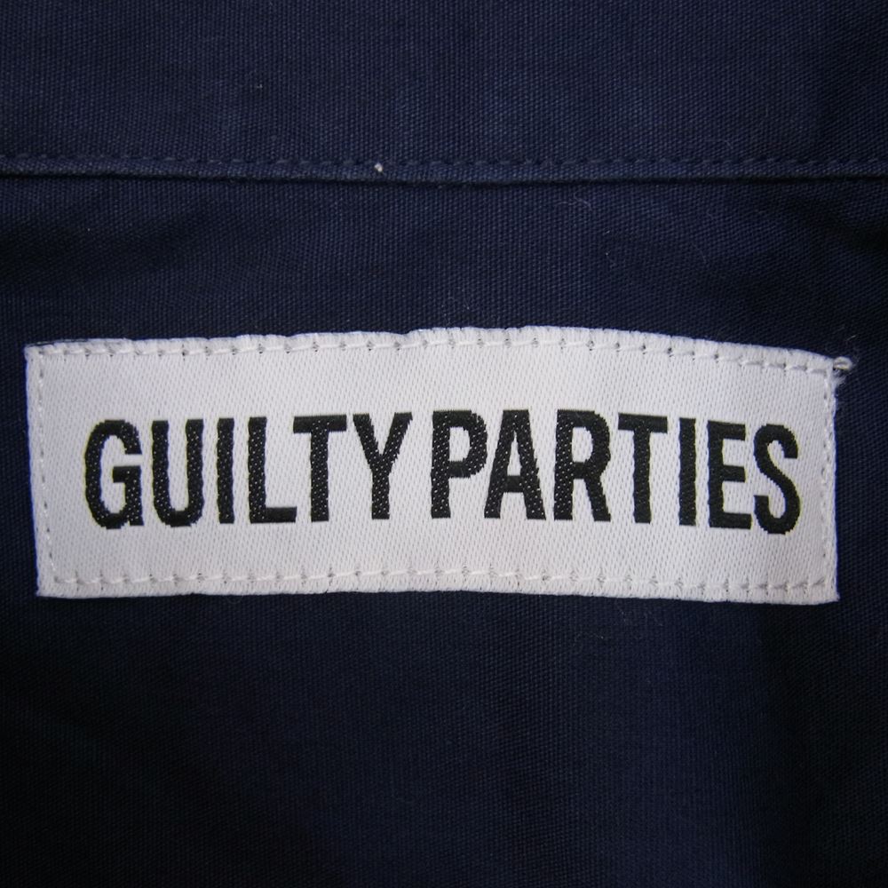 WACKO MARIA ワコマリア コットン ボタンダウン 長袖 シャツ ダークネイビー系 M【中古】