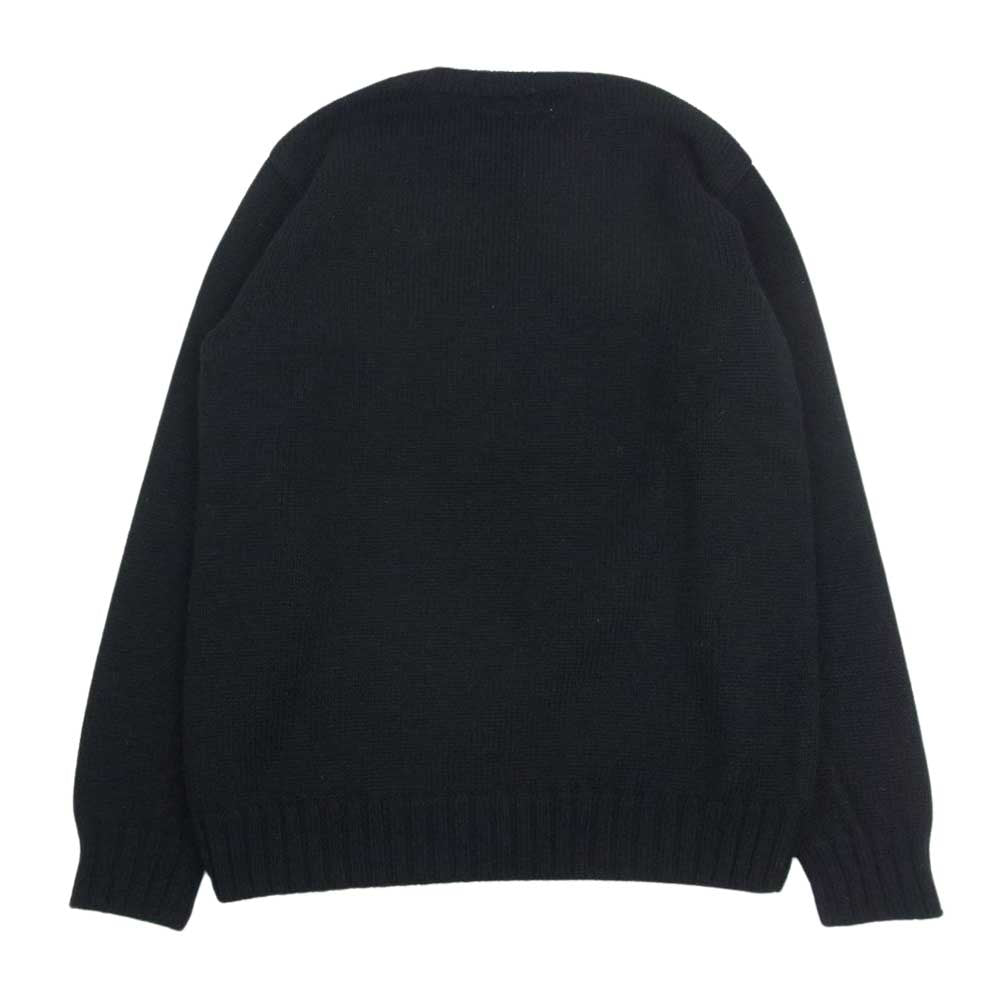 WACKO MARIA ワコマリア 19AW 19FW-WMK-KN13 GUILTY PARTIES CREW NECK SWEATER3 ギルティーパーティーズ クルーネック ニット セーター ブラック系 M【美品】【中古】