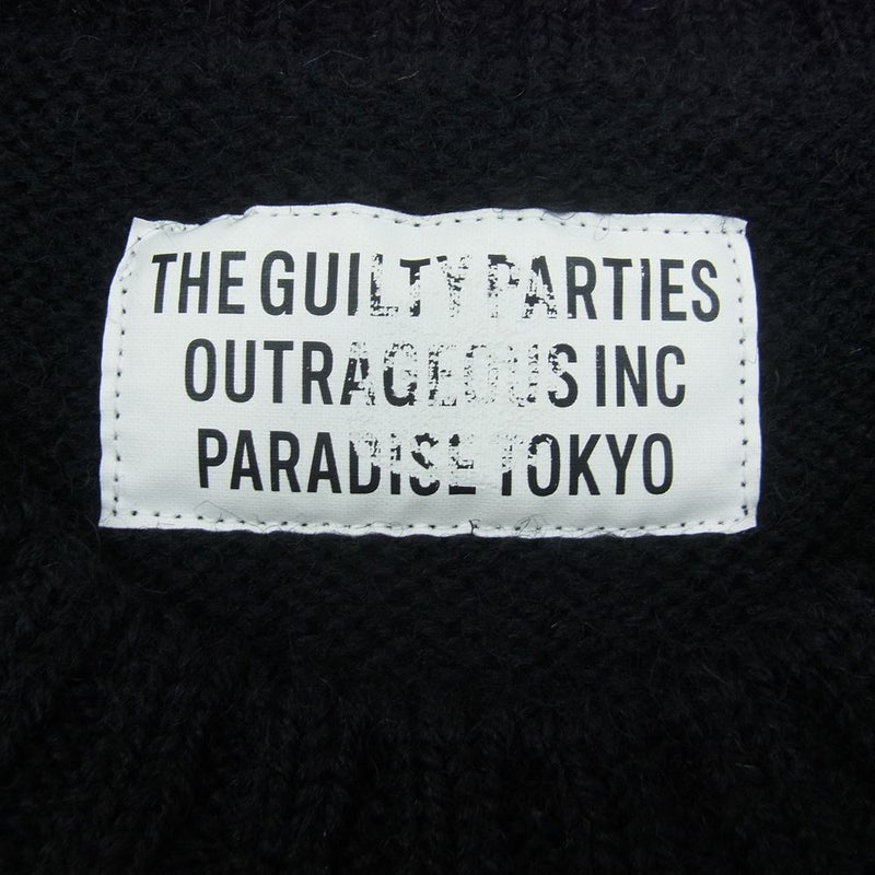 WACKO MARIA ワコマリア 19AW 19FW-WMK-KN13 GUILTY PARTIES CREW NECK 