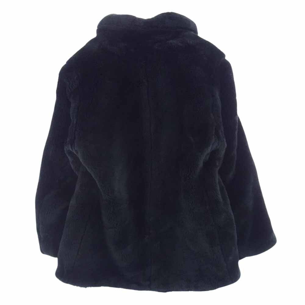 WACKO MARIA　ワコマリア　ギャングコート　ムートン　ファー　黒 WACKO MARIA ワコマリア WAMA-0176 FUR COAT ショールカラー ファー