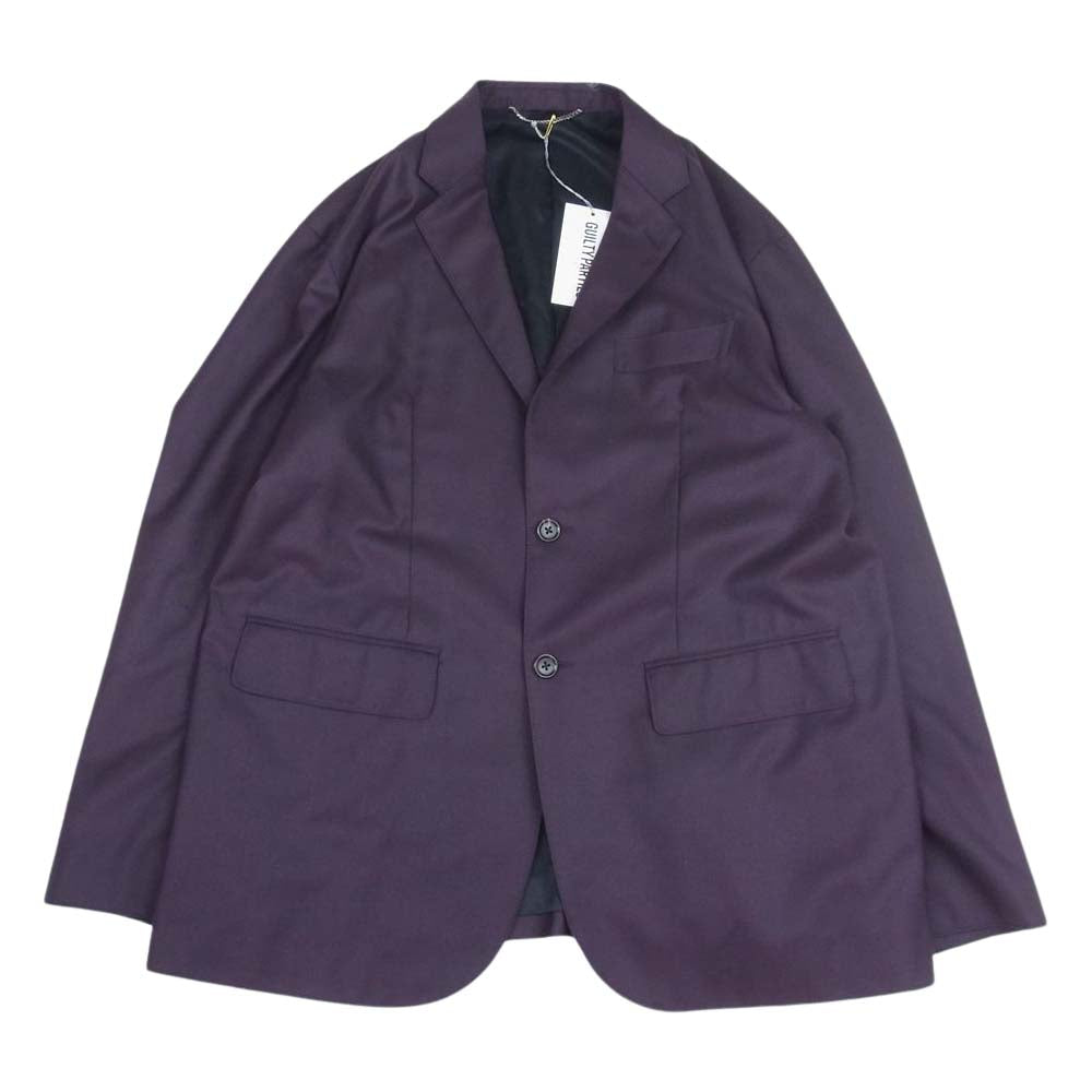 WACKO MARIA ワコマリア 21SS 21SS-WMO-JK01 UNCONSTRUCTED JACKET 2B ウール テーラードジャケット パープル系 M【新古品】【未使用】【中古】