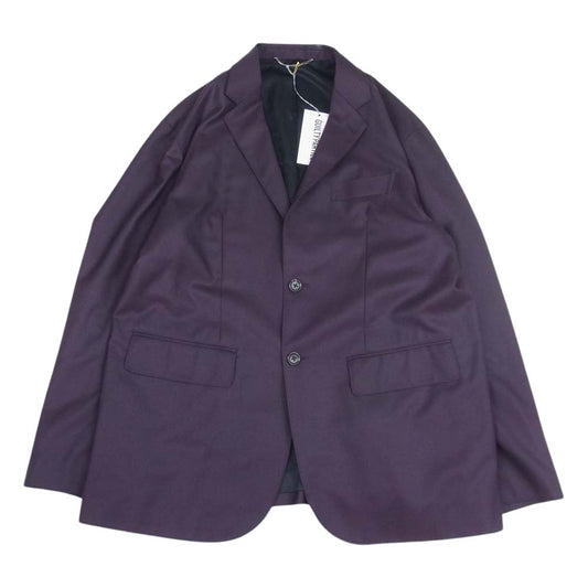 WACKO MARIA ワコマリア 21SS 21SS-WMO-JK01 UNCONSTRUCTED JACKET 2B ウール テーラードジャケット パープル系 M【新古品】【未使用】【中古】