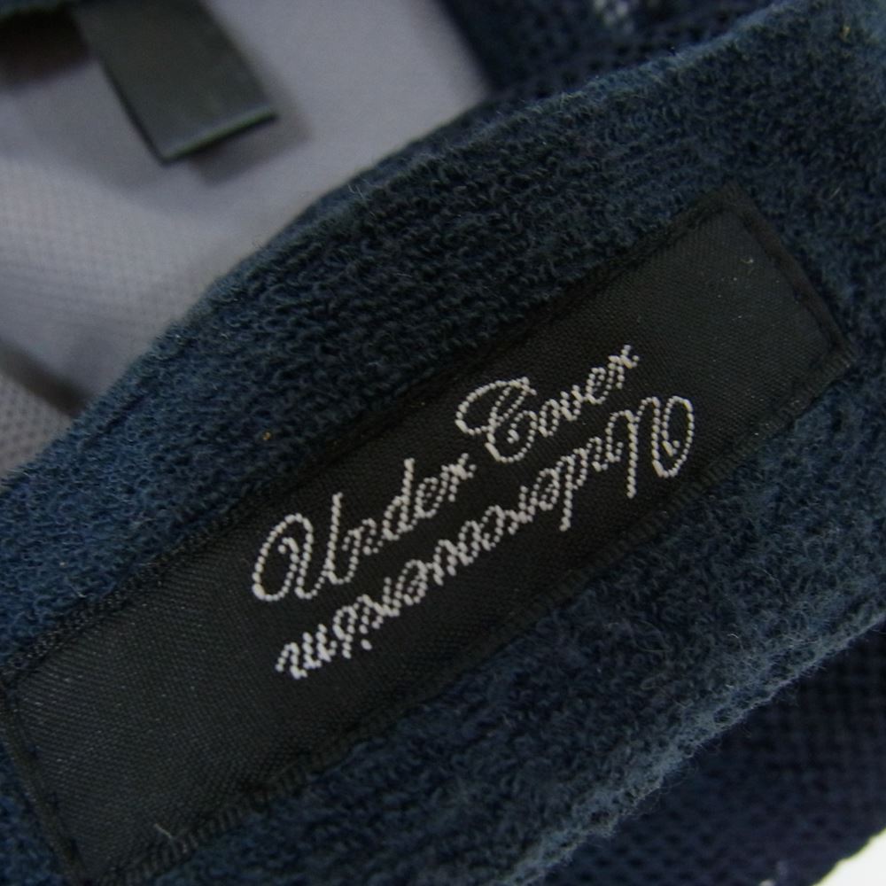 UNDERCOVER アンダーカバー 11SS G6H08 UNDERMAN mesh cap アンダーマン 総柄 メッシュ キャップ ネイビー系【中古】