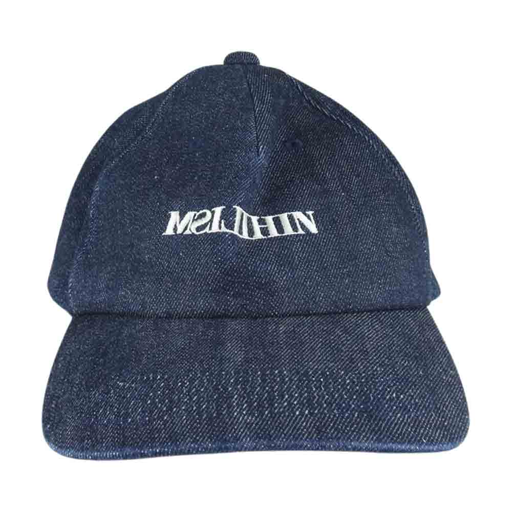 UNDERCOVER アンダーカバー UCY4H02-2  Denim BBCAP NIHILISM デニム キャップ  インディゴブルー系 F【中古】