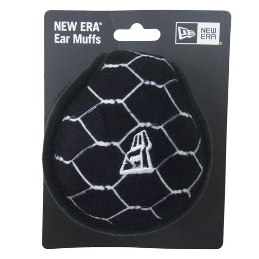 UNDERCOVER アンダーカバー UCX9H05-2 × NEW ERA ニューエラ Ear Muffs ワイヤー 柄 イヤーマフ ブラック系 F【新古品】【未使用】【中古】