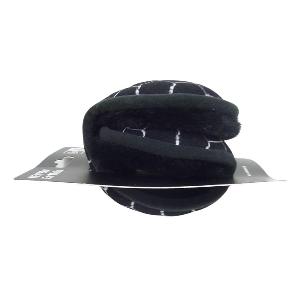 UNDERCOVER アンダーカバー UCX9H05-2 × NEW ERA ニューエラ Ear Muffs ワイヤー 柄 イヤーマフ ブラック系 F【新古品】【未使用】【中古】