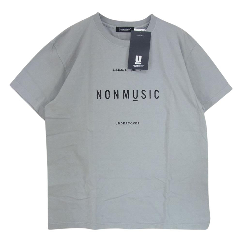 UNDERCOVER アンダーカバー UCZ9810 × L.I.E.S RECORDS NON MUSIC TEE 半袖 Tシャツ グレー系 M【新古品】【未使用】【中古】