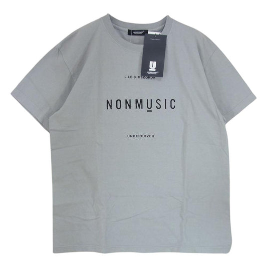 UNDERCOVER アンダーカバー UCZ9810 × L.I.E.S RECORDS NON MUSIC TEE 半袖 Tシャツ グレー系 M【新古品】【未使用】【中古】