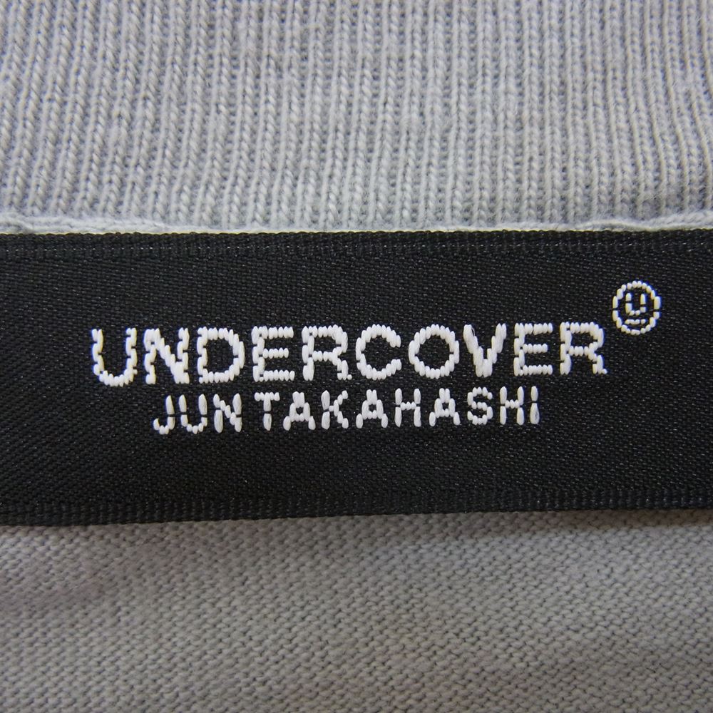 UNDERCOVER アンダーカバー UCZ9810 × L.I.E.S RECORDS NON MUSIC TEE 半袖 Tシャツ グレー系 M【新古品】【未使用】【中古】