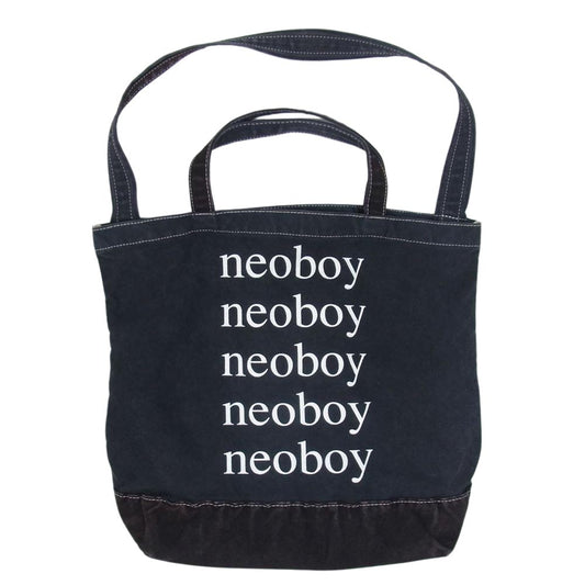 UNDERCOVER アンダーカバー 09AW neoboy ロゴプリント 2WAY トートバッグ ブラック系【中古】