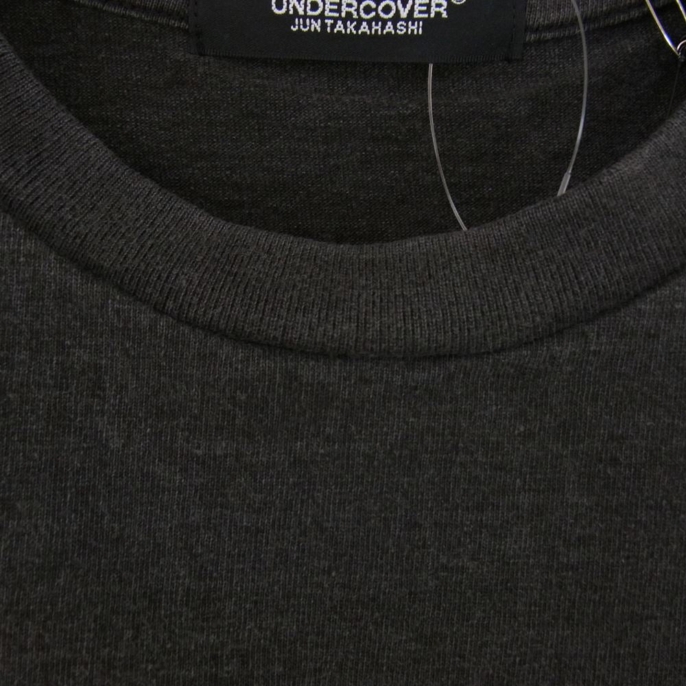 UNDERCOVER アンダーカバー 21SS UCZ9806 × L.I.E.S RECORDS ライズレコーズ カットソー 長袖 Tシャツ ダークグレー系 3【新古品】【未使用】【中古】