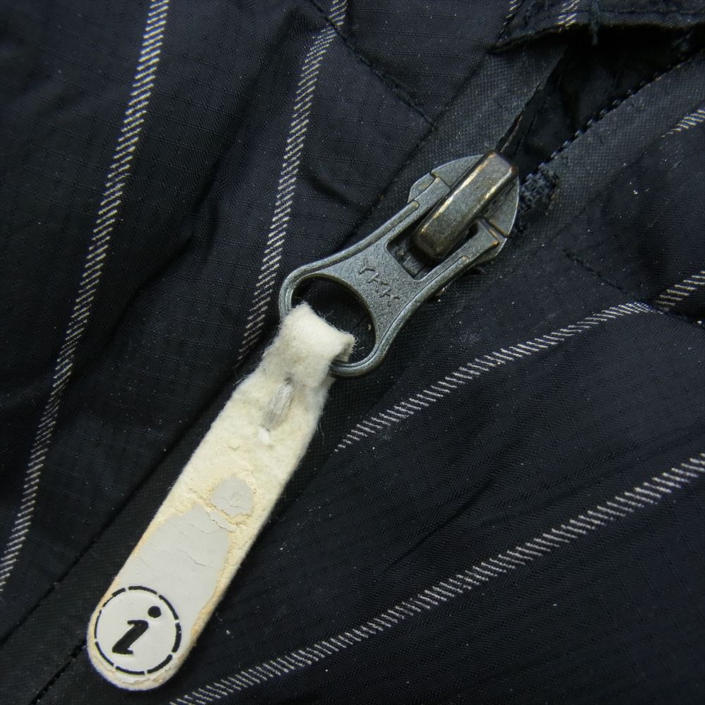 イディオム BURTON GRAY SCALE SERIES ストライプ ダウン ジャケット ブラック系 S【中古】