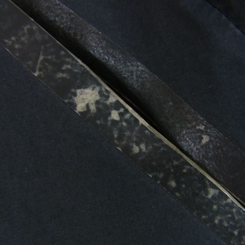 UNDERCOVER アンダーカバー E4216 裾 COW HIDE レザー コットン ジャケット ブラック系 4【中古】