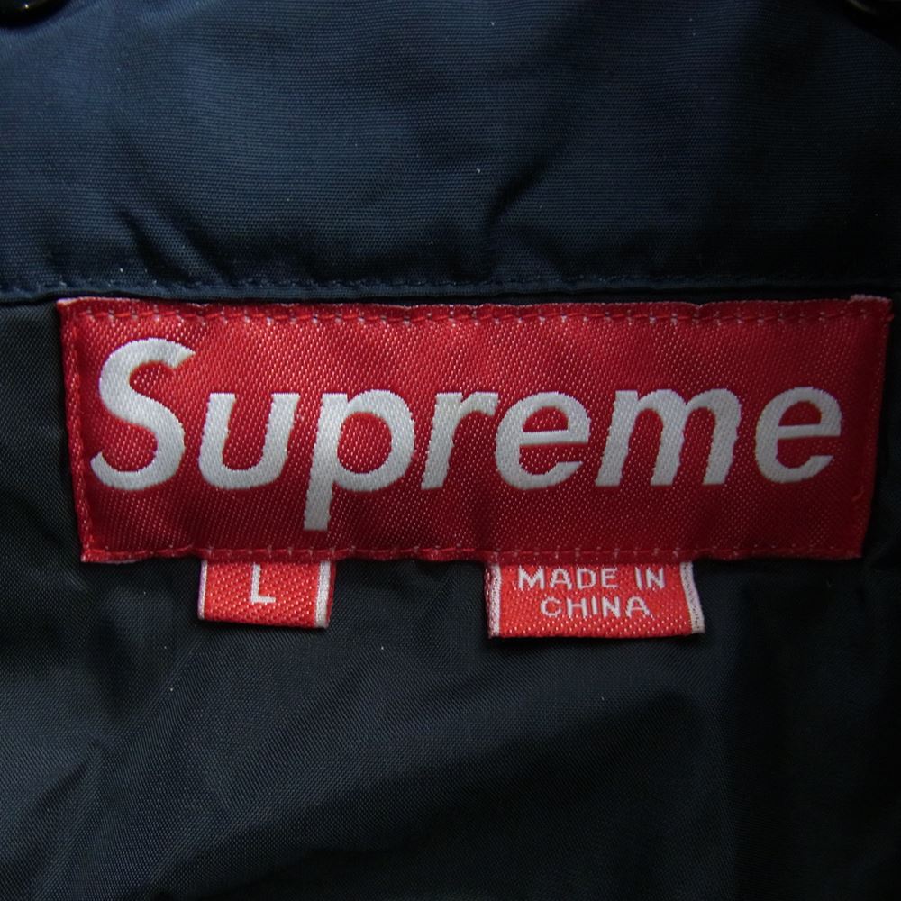 Supreme シュプリーム 90s vintage ヴィンテージ 初期 M-65 ミリタリー ジャケット ライナー 着脱可能  ネイビー系 L【中古】