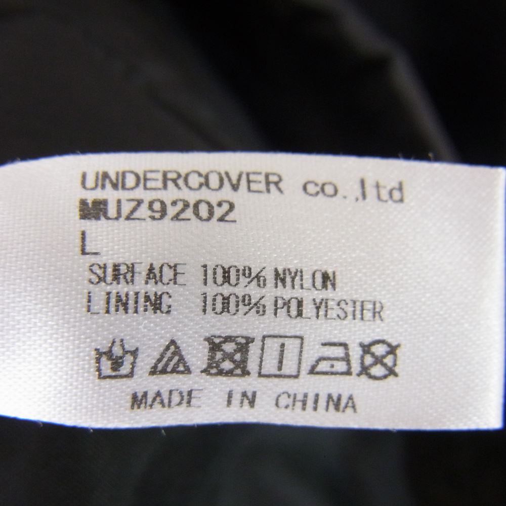 UNDERCOVER アンダーカバー MUZ9202 × GUCCIMAZE グッチメイズ プリントコーチ ジャケット ブラック系 L【新古品】【未使用】【中古】