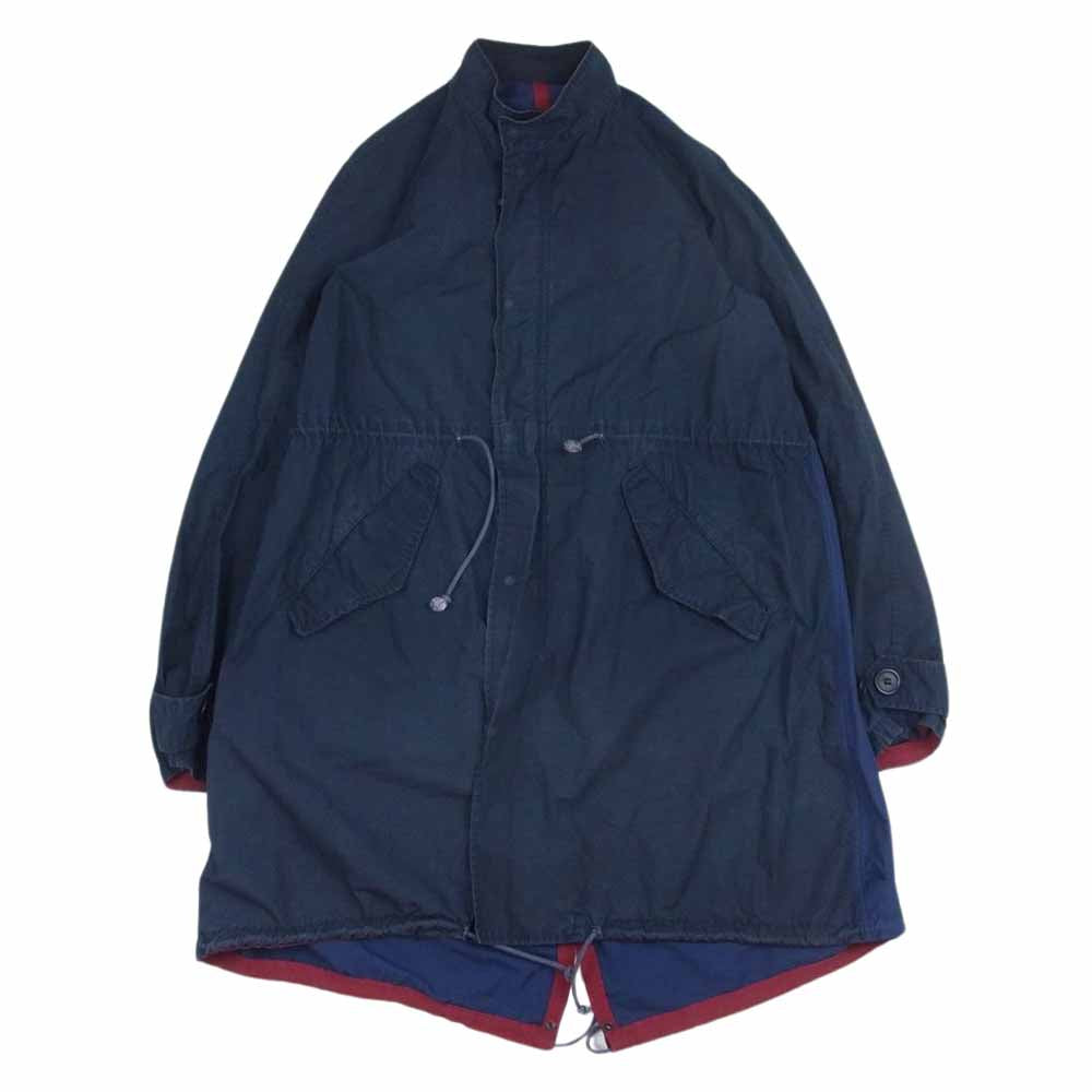 ジョン アンダーカバー  JU04303　 ロング モッズコート フィッシュテール ネイビー系 2【中古】