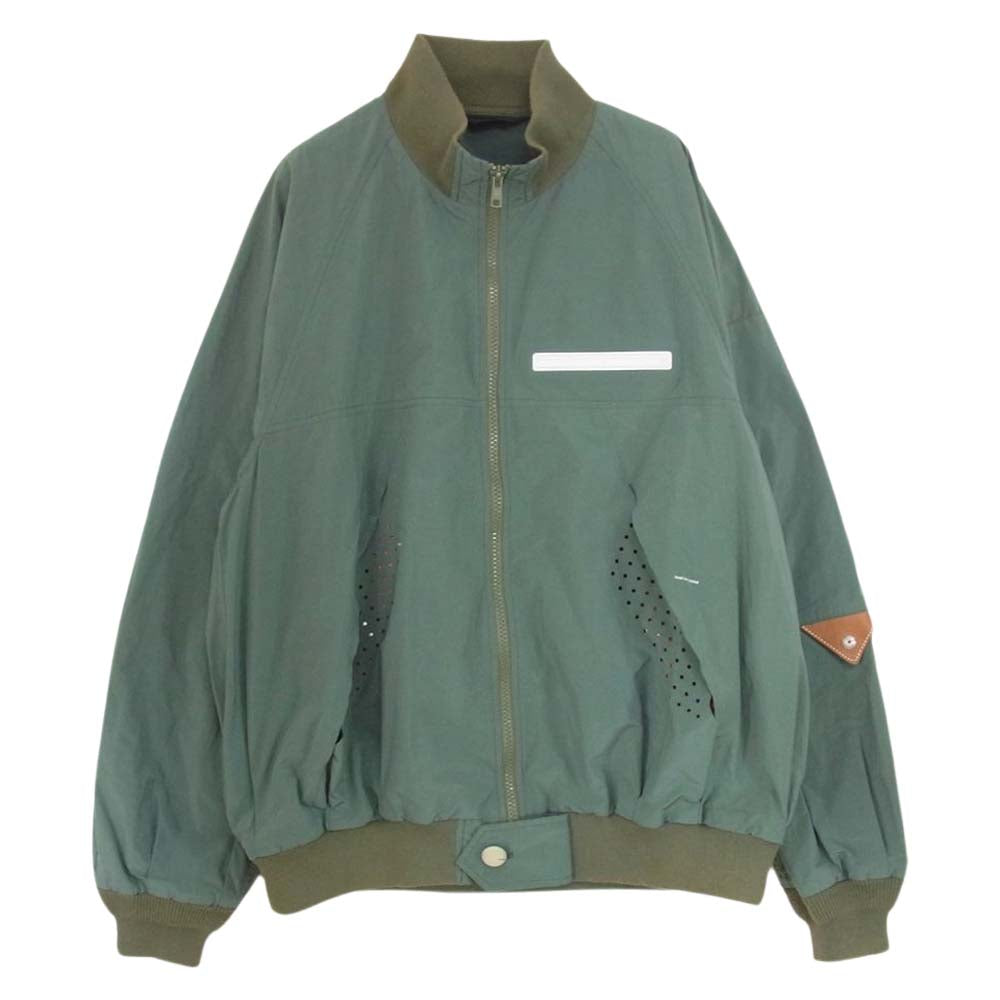 UNDERCOVER アンダーカバー E4205 but beautiful 期 MA-1 ベンチレーション フライト ブルゾン カーキ系 2【中古】