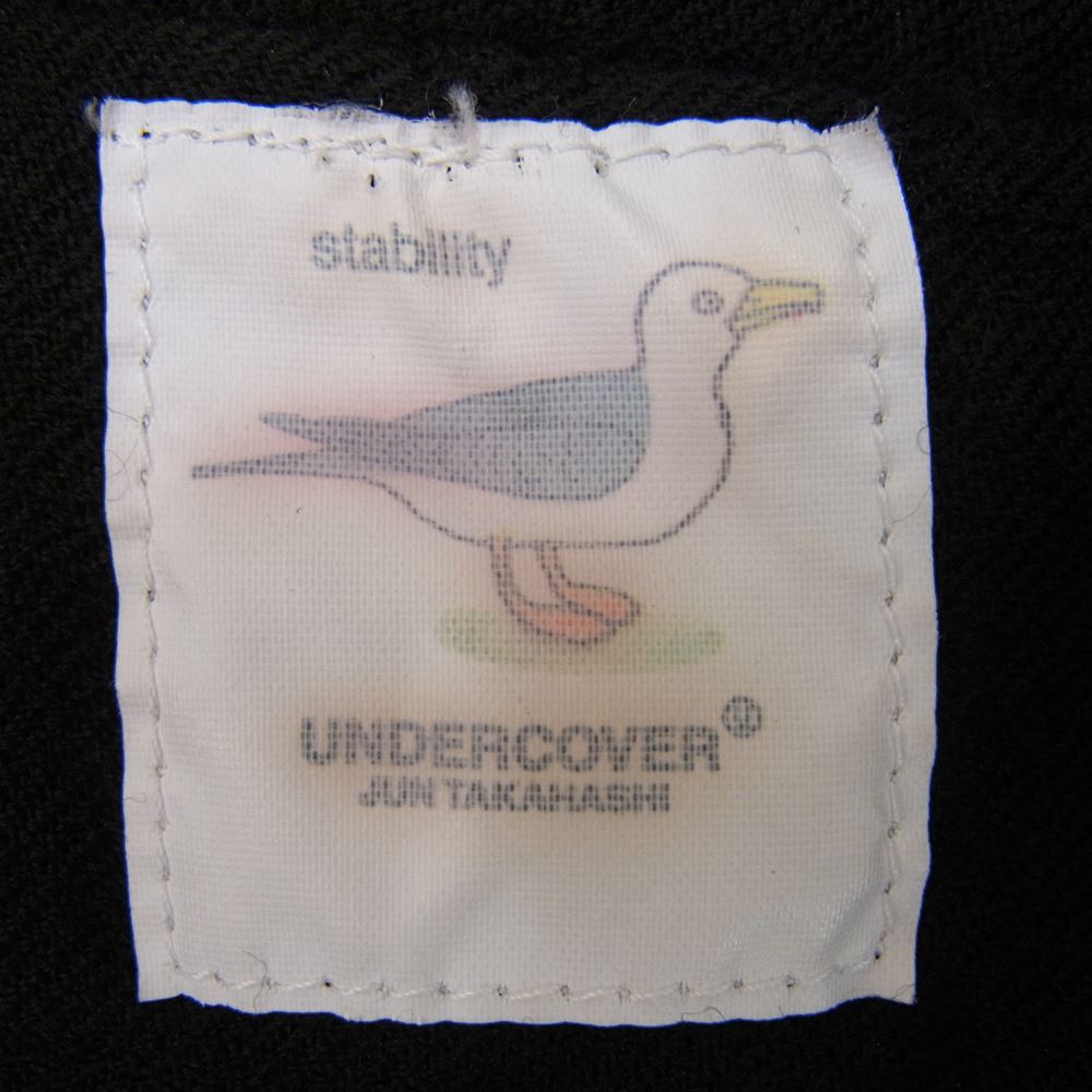 UNDERCOVER アンダーカバー 17SS UCS4201-2 R/CMツイル 裏縮絨 シワ加工 MA-1 ブルゾン ブラック系 2【中古】