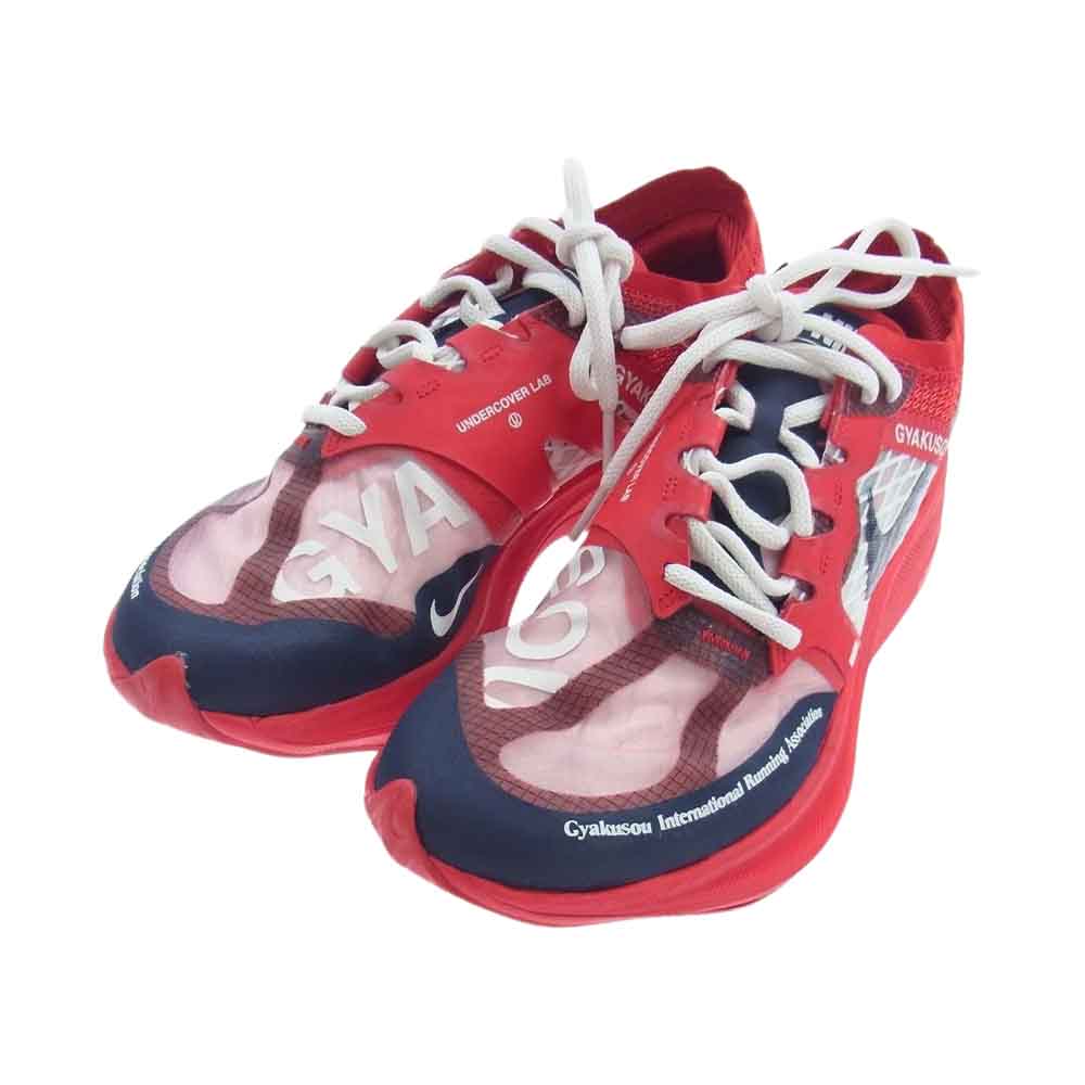 NIKE ナイキ CT4894-600  × GYAKUSOU UNDER COVER ZOOMX VAPORFLY ズームX ヴェイパーフライ ネクストスニーカー レッド系 26.5cm【新古品】【未使用】【中古】