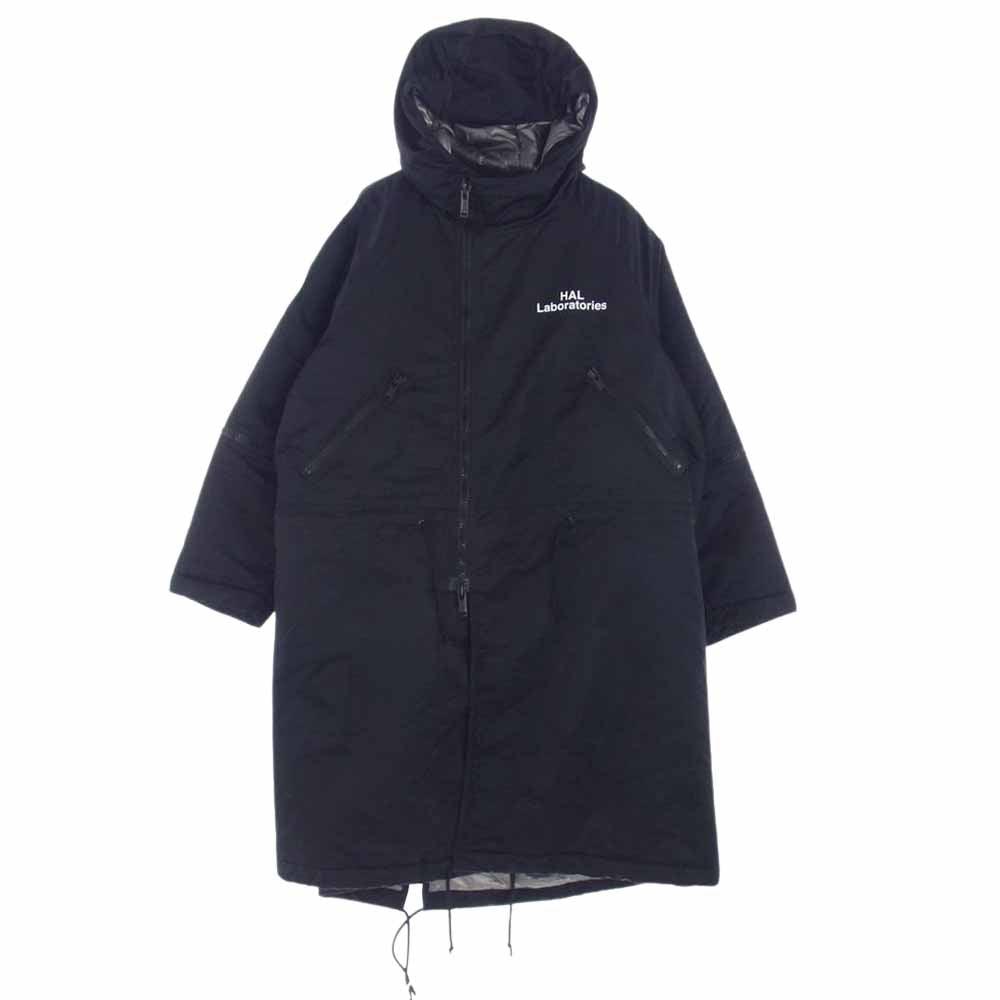 UNDERCOVER アンダーカバー 18AW UCV4302-2 オーバーサイズ ツイル ナイロン モッズ コート ブラック系 2【中古】