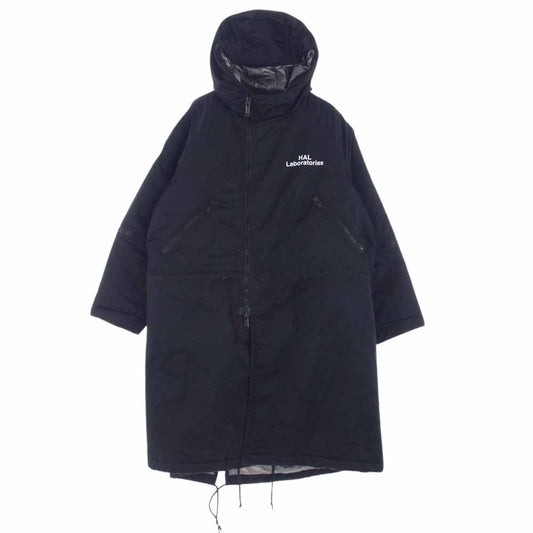 UNDERCOVER アンダーカバー 18AW UCV4302-2 オーバーサイズ ツイル ナイロン モッズ コート ブラック系 2【中古】