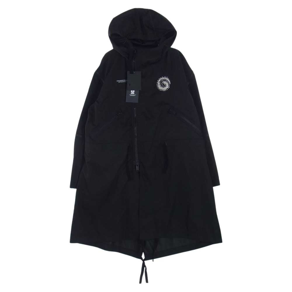 UNDERCOVER アンダーカバー 20AW UCZ4302-2 蜘蛛巣城 ジップ デザイン モッズコート ブラック系 ２【新古品】【未使用】【中古】