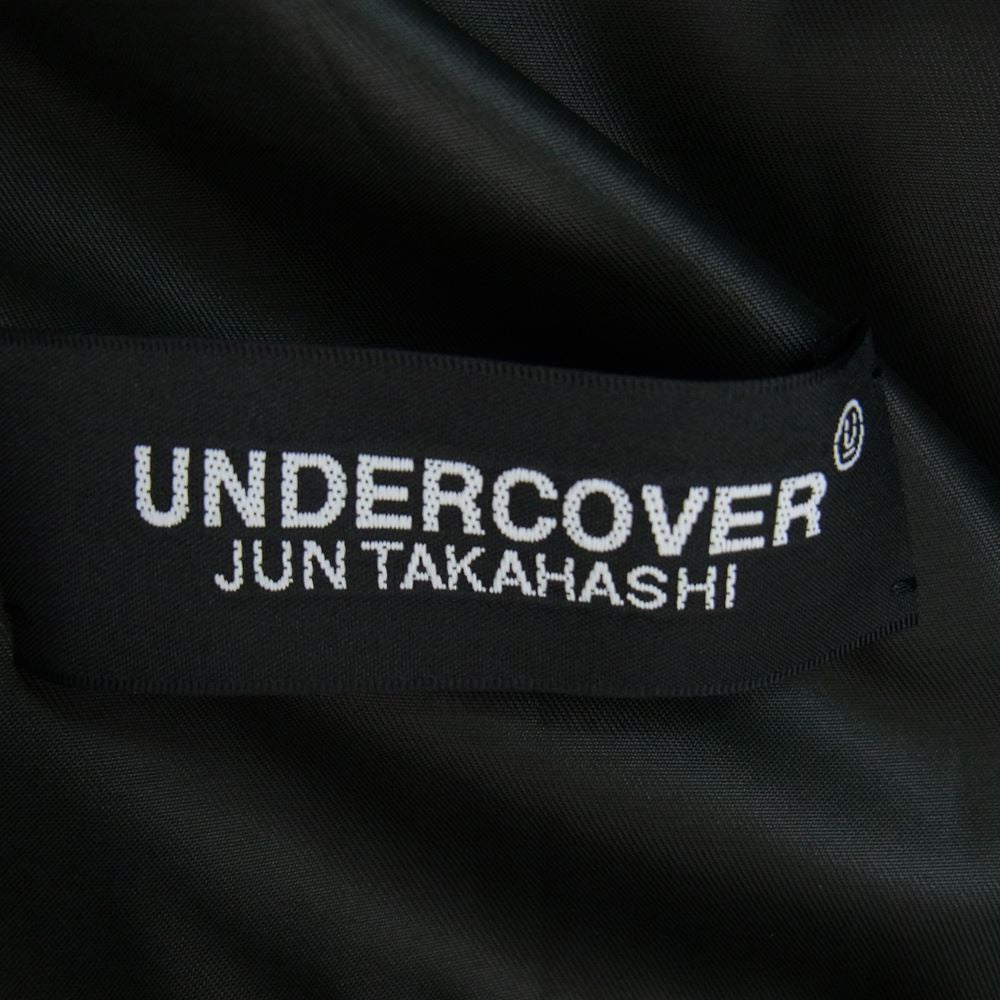 UNDERCOVER アンダーカバー 20AW UCZ4302-2 蜘蛛巣城 ジップ デザイン モッズコート ブラック系 ２【新古品】【未使用】【中古】