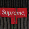 Supreme シュプリーム 22AW 2-Tone Ribbed Zip Up Sweater 2トーン ストライプ ジップアップ ドライバーズ ニット セーター ブラック系 グレー系 L【美品】【中古】