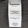 Supreme シュプリーム 22AW 2-Tone Ribbed Zip Up Sweater 2トーン ストライプ ジップアップ ドライバーズ ニット セーター ブラック系 グレー系 L【美品】【中古】