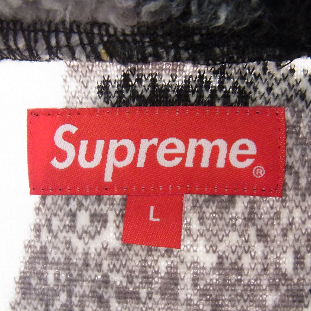 Supreme シュプリーム 20AW Penguins Hooded Fleece Jacket ペンギン フーデッド フリースジャケット グレー系 L【新古品】【未使用】【中古】