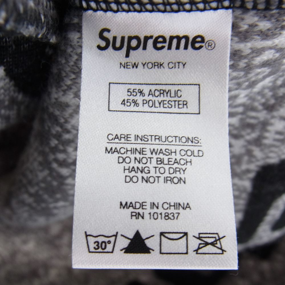 Supreme シュプリーム 20AW Penguins Hooded Fleece Jacket ペンギン フーデッド フリースジャケット グレー系 L【新古品】【未使用】【中古】